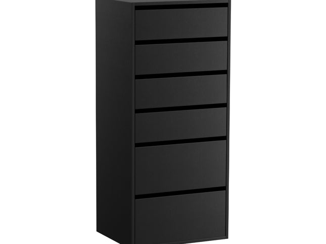 Artiss 6 Chest of Drawers Dresser Tallboy Black