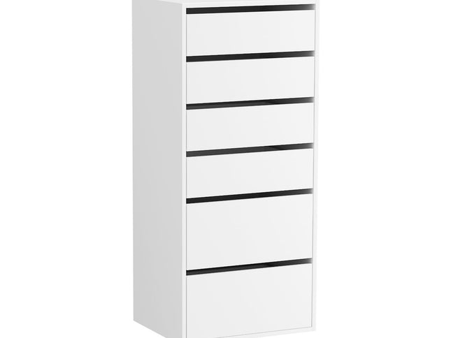 Artiss 6 Chest of Drawers Dresser Tallboy White
