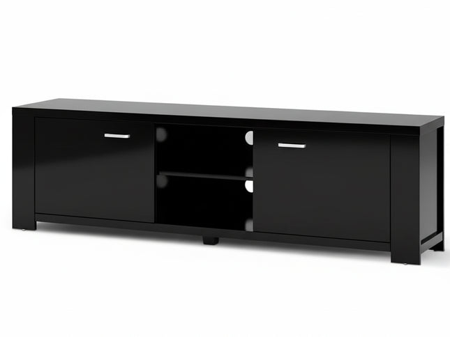 Artiss TV Cabinet Entertainment Unit 160cm Black Maxi