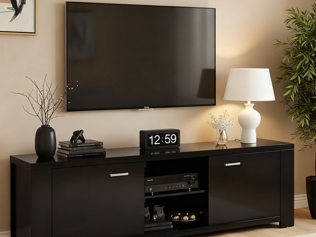 Artiss TV Cabinet Entertainment Unit 160cm Black Maxi