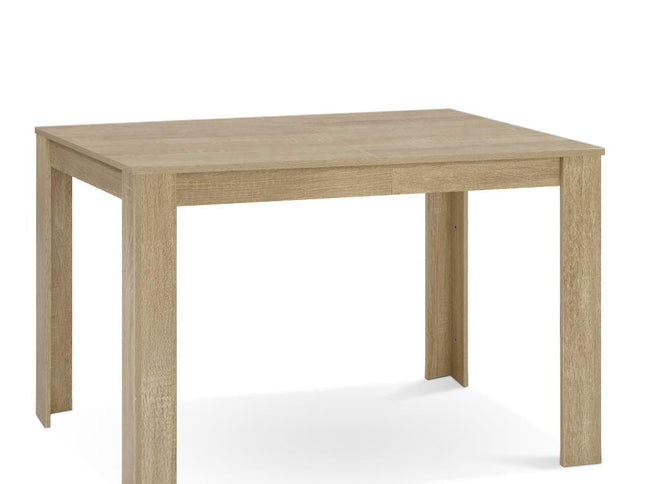 Artiss Dining Table Rectangular 4 Seater 120CM Oak Natu