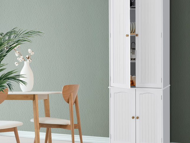 Artiss Buffet Sideboard 4 Doors - BERNE White