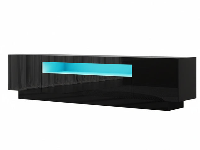 Artiss TV Unit Entertainment Unit Storage Drawer RGB LED 180cm Black