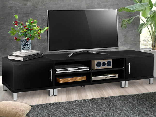 Artiss TV Cabinet Entertainment Unit 190cm Black Danson