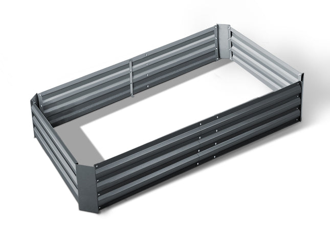 Green Fingers Garden Bed 150x90cm Planter Box Raised Container Galvanised Steel