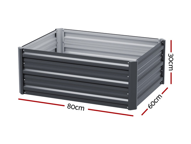 Green Fingers Garden Bed 80X60X30cm Planter Box