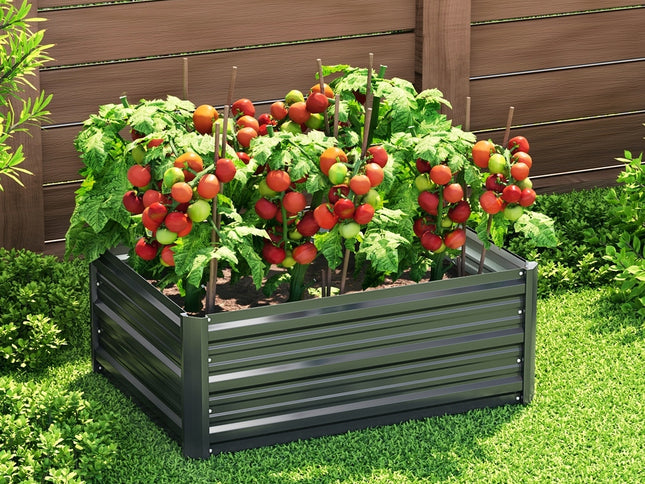 Green Fingers Garden Bed 80X60X30cm Planter Box
