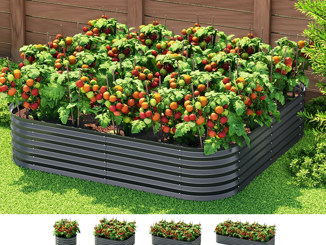 Green Fingers Garden Bed 9 In 1 Modular Planter Box 40CM height