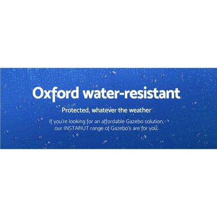 Instahut Gazebo 3x4.5 Pop Up Marquee Folding Tent Wedding Gazebos Camping Outdoor Shade Canopy Blue