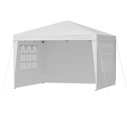 Instahut Gazebo 3x3 Pop Up Marquee Folding Tent Wedding Gazebos Camping Outdoor Canopy White