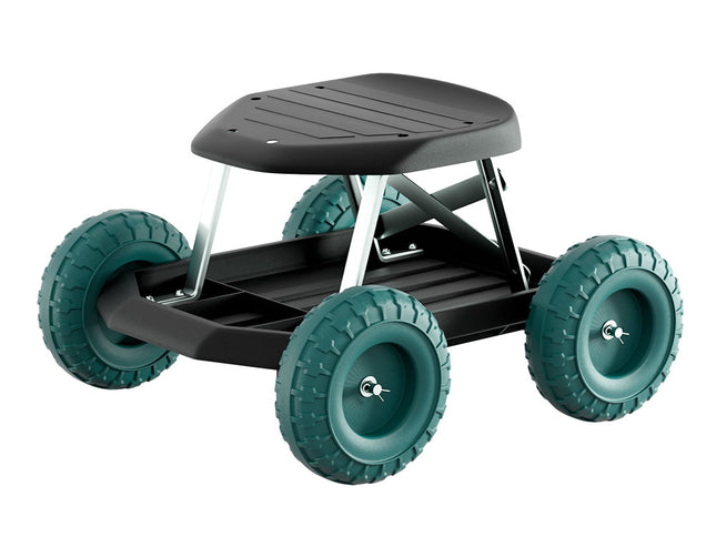 Gardeon Garden Cart Rolling Stool with Wheels Gardening Helper Seat Farm Yard
