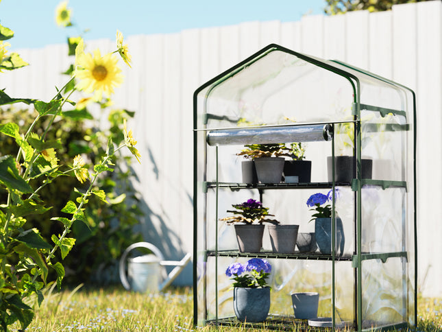 Greenfingers Greenhouse 3 Tiers Mini Green House Garden Bed Planter Box 1.28x0.7x0.5M