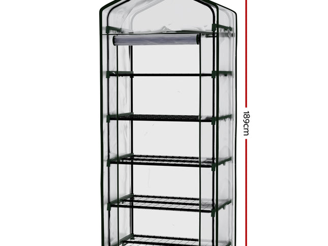 Greenfingers Greenhouse 5 Tiers Mini Green House Garden Bed Planter Box 1.9x0.7x0.5M