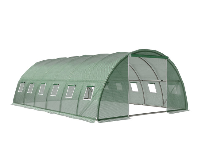 Green Fingers Greenhouse 6x4x2M Walk in Green House Tunnel Plant Garden Shed Dome