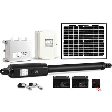 Single Swing Gate Opener 600KG 10W Solar Panel