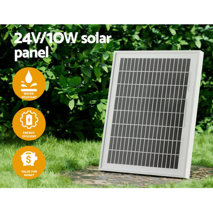 Single Swing Gate Opener 10W Solar Power Automatic Electric