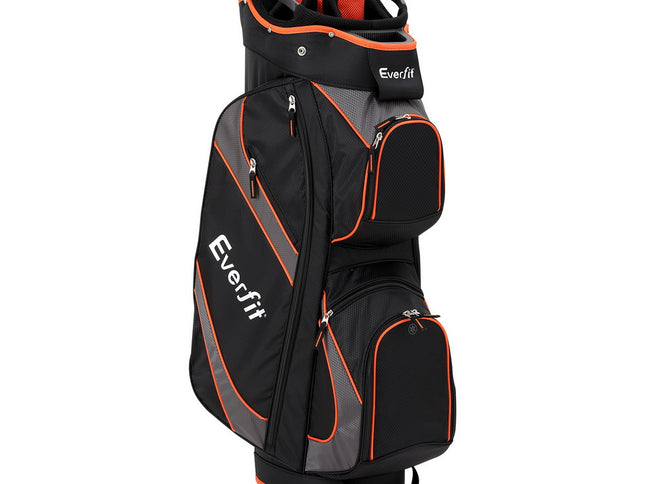 Everfit 14 Ways Dividers Golf Bag Stand Insulated Carry Bag Zippered Rain Cover