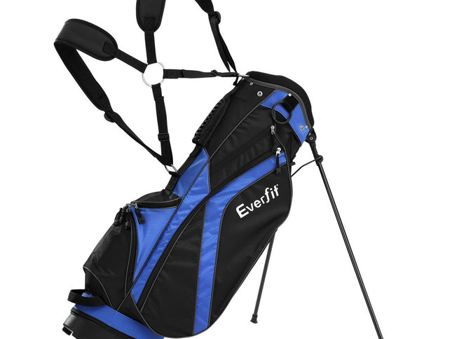 Everfit 6 Way Dividers Golf Bag Stand Insulated Carry Bag Zippered Rain Cover
