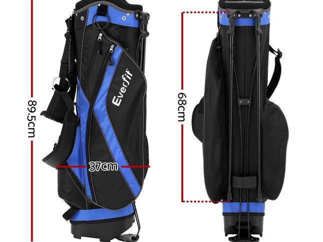 Everfit 6 Way Dividers Golf Bag Stand Insulated Carry Bag Zippered Rain Cover