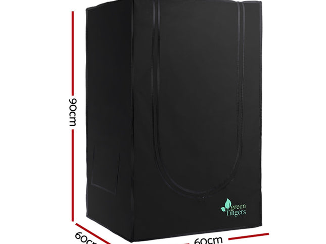 Green Fingers Grow Tent 60x60x90CM Hydroponics Kit Indoor Plant Room System