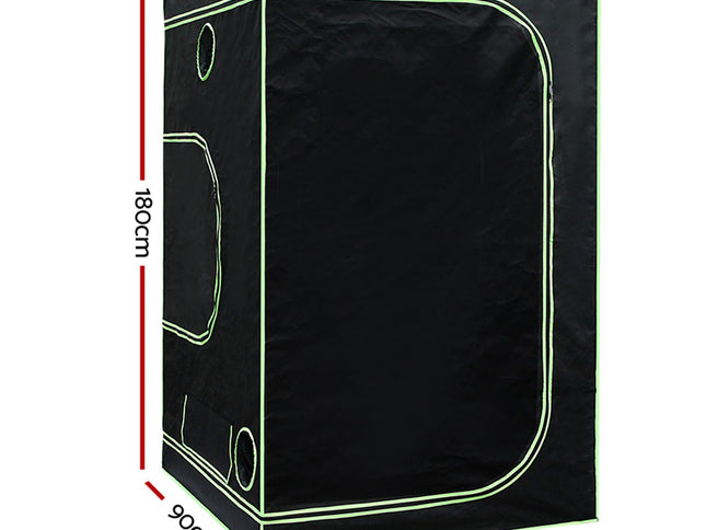 Green Fingers Grow Tent 90x90x180CM Hydroponics Kit Indoor Plant Room System
