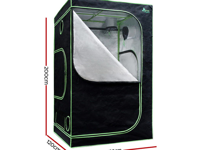 Green Fingers Grow Tent Light Kit 120x120x200CM 1000W LED 4" Vent Fan,Green Fingers Grow Tent Light Kit LED 1000W Full Spectrum 4" Vent 120x120x200CM
