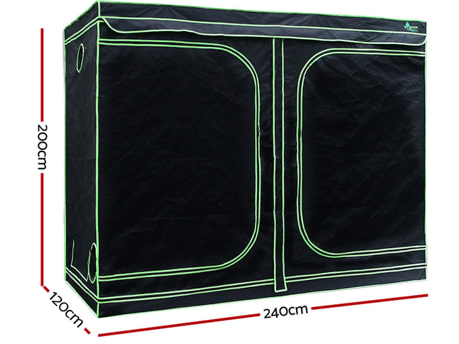 Green Fingers Grow Tent Light Kit 240x120x200CM 2000W LED 6" Vent Fan,Green Fingers Grow Tent Light Kit LED 2000W Full Spectrum 6" Vent 240x120x200CM
