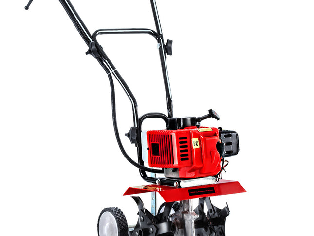 Giantz 88CC Tiller Rototiller Garden Cultivator 4 Blades Soil Power Rotary Hoe