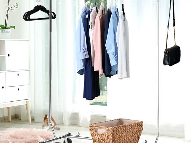 Artiss Clothes Rack Airer Rail Coat Stand Adjustable Hanger