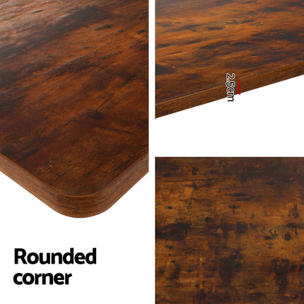 Artiss Standing Desk Motorised 140CM Rustic Brown