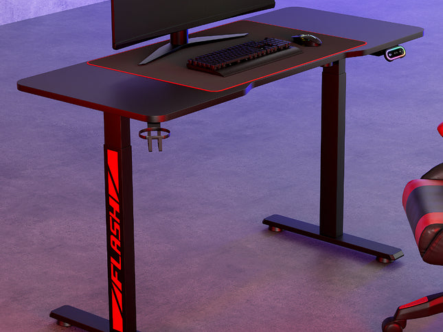 Artiss Gaming Desks Standing Desk Motorised 140CM Black