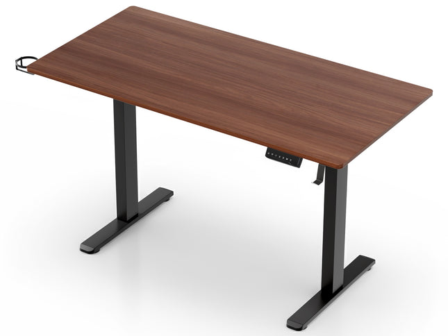 Artiss Standing Desk Motorised Dual Motor Electric Walnut 140CM