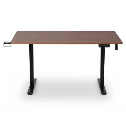 Artiss Standing Desk Motorised Dual Motor Electric Walnut 140CM