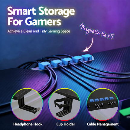 Artiss Electric Standing Desk Height Adjustable Gaming Desk Home Office 140cm