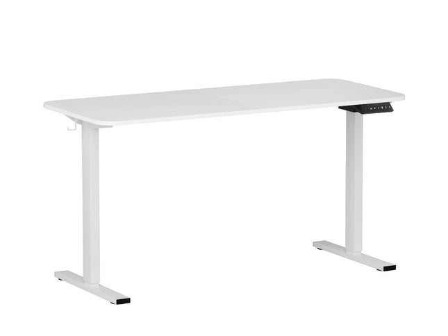Artiss Electric Standing Desk 140cm Adjustable Height Motorised Home Office Desk White