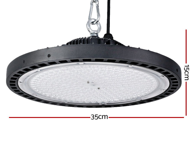 Leier LED High Bay Lights 200W UFO Industrial Workshop Warehouse Factory Lamp