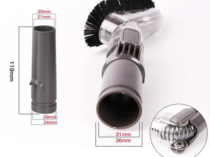 Transparent Brush Head For Dyson Vacuum Cleaner - Household Accessory-1915197060899016706