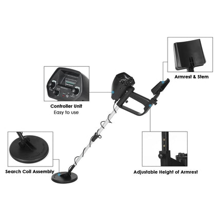 Underground Metal Detector - Detects Up To 30Cm-1915197737889042440