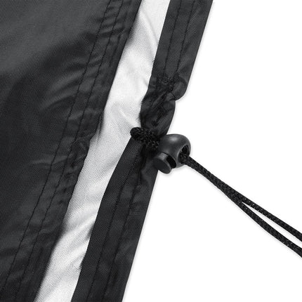 Outdoor Furniture Set Cover - Waterproof Anti-Uv Dust-Proof - 210D Oxford Cloth - 123X123X74Cm - Black-1964932360860471298