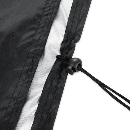 Waterproof 210D Oxford Cloth Cover For Outdoor Furniture Set - Protects From Uv Dust And Rain - 213 X 132 X 74Cm - Black-1964932304182841346