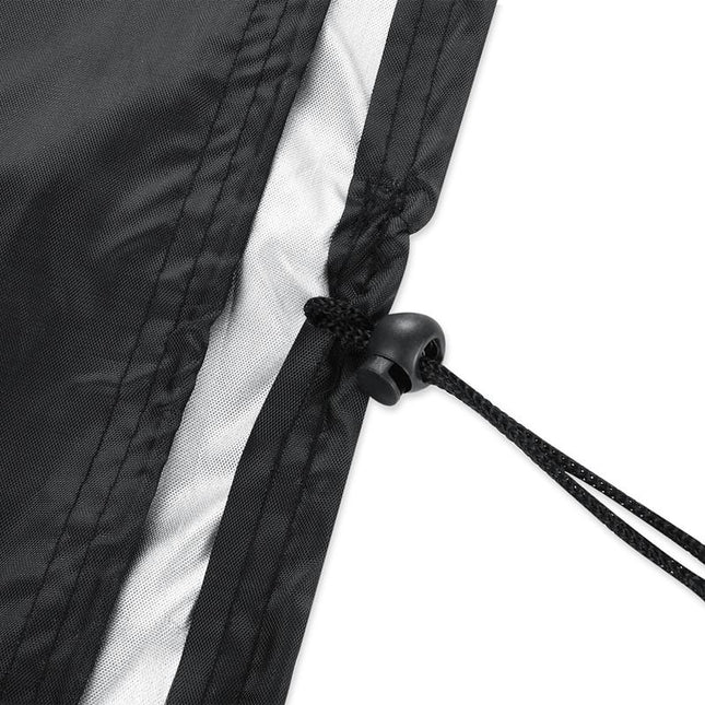 Waterproof 210D Oxford Cloth Cover For Outdoor Furniture Set - Protects From Uv Dust And Rain - 213 X 132 X 74Cm - Black-1964932304182841346