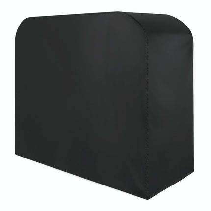 Waterproof 210D Oxford Cloth Bbq Grill Cover - Anti-Uv Dust-Proof Folding - Fits Gas Charcoal Electric - 145X61X117Cm - Black-1915197482720169985