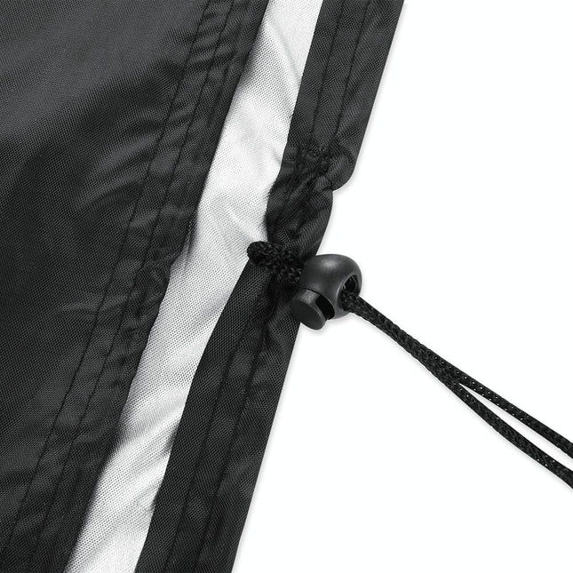Waterproof 210D Oxford Cloth Bbq Grill Cover - Anti-Uv Dust-Proof Foldable - Fits Gas Charcoal Electric - 170X61X117Cm - Black-1915197209830363138
