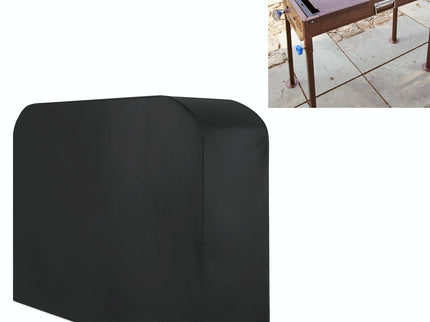 Waterproof 210D Oxford Cloth Bbq Grill Cover - Anti-Uv Dust-Proof Foldable - Fits Gas Charcoal Electric - 170X61X117Cm - Black-1915197209830363143