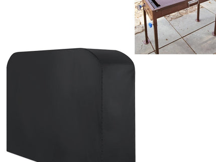 Waterproof 210D Oxford Cloth Bbq Grill Cover - Anti-Uv Dust-Proof Foldable - Fits Gas Charcoal Electric - 190X71X117Cm - Black-1915197298237902855