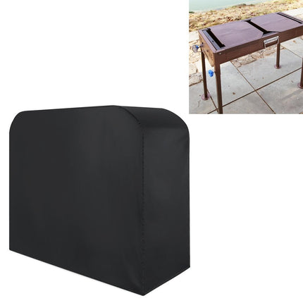 Waterproof 210D Oxford Cloth Bbq Grill Cover - Anti-Uv Dust-Proof Foldable - Fits Gas Charcoal Electric - 190X71X117Cm - Black-1915197298237902855