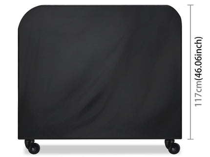 Waterproof 210D Oxford Cloth Bbq Grill Cover - Anti-Uv Dust-Proof Foldable - Fits Gas Charcoal Electric - 190X71X117Cm - Black-1915197298237902853