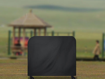 Waterproof 210D Oxford Cloth Bbq Grill Cover - Anti-Uv Dust-Proof Foldable - Fits Gas Charcoal Electric - 190X71X117Cm - Black-1915197298237902854