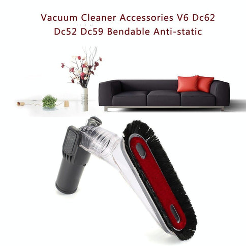3-In-1 Bendable Anti-Static Suction Head Kit For Dyson V6 / Dc Vacuum-1915197900724506626