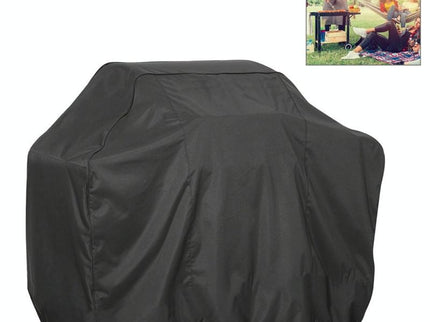 Waterproof Bbq Grill Cover - Anti-Uv Dust-Proof 210D Oxford Cloth - 170X61X117Cm - Black-1915196714554363910